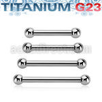 ubbnpss titanium g23 nipple barbell 3mm balls