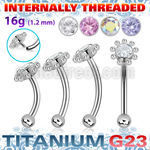 ubnbin16 titanium g23 banana flower top and ball internal