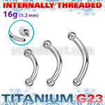 ubneb2i titanium g23 internal banana 2mm balls