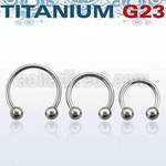 ucbb barbell circular titanio g23 bolas 4mm al por mayor