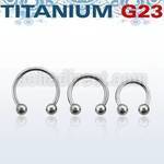 ucbeb barbell circular titanio g23 bolas 3mm al por mayor