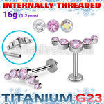 ulbin8 titanium g23 internally threaded labret 5 cz