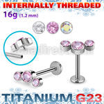 ulbin9 titanium g23 internally threaded labret 3 cz