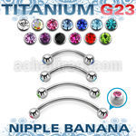 unpbnjb5 titanium g23 banana 5mm bezel set jewel balls