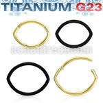 usgsh39t pvd plated titanium hinged segment ring 16g oval