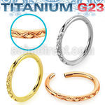 usgtsh23 pvd plated titanium segment ring pattern
