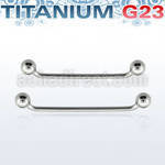 usubb5 barbell superficial industrial titanio g23 45 grados bolas titanio 5mm distribuidor mayorista