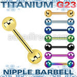 utbbnpg barbell pezon titanio g23 anodizado bolas 5mm distribuidor mayorista