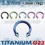 utcben25 barbell circular acero quirurgico anodizado conos 2 5mm distribuidor