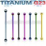 utinb4 barbell industrial titanio g23 anodizado bolas 4mm al por mayor