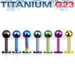 utlbb4s labret titanio g23 anodizado bola 4mm mayorista