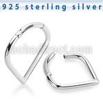 vsgha16 925 sterling silver hinged segment ring drop