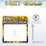 wscb1 piercing nariz l oro blanco 14 kts 0 6mm bola 1 5mm distribuidor mayorista