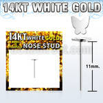 wysbt2 piercing nariz doblar tu mismo oro blanco 14 kts 0 6mm mariposa lisa 3 5mm al por mayor