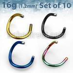 xtsp16g pack 10 barras espiral acero quirurgico anodizado rosca distribuidor mayorista