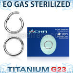 zusegh14 eo gas sterilized titanium g23 hinged segment ring